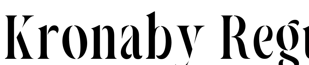 Kronaby-Regular font family download free