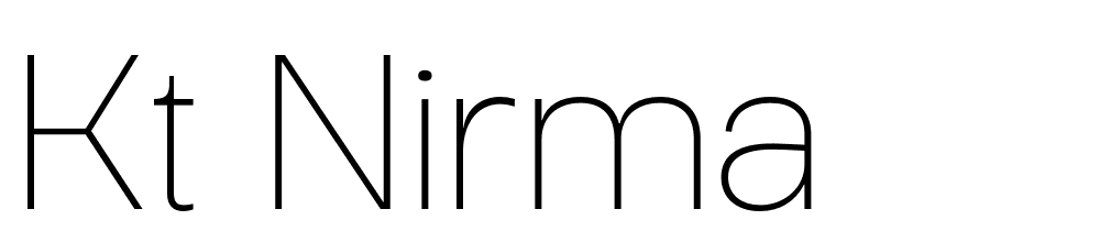 kt-nirma font family download free