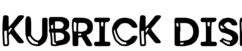 kubrick_display font family download free