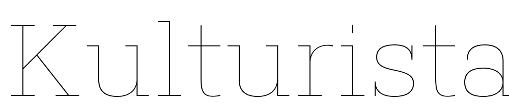 Kulturista-TRIAL-Thin font family download free