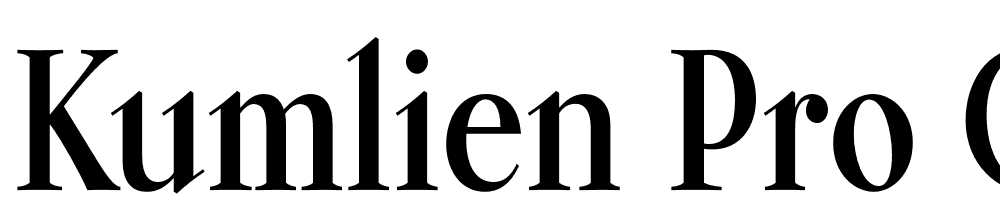 Kumlien-Pro-Condensed font family download free