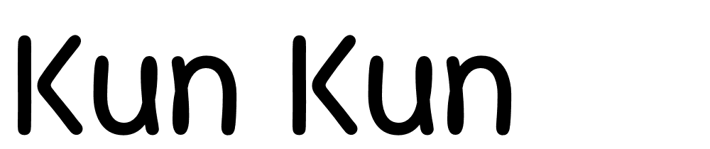 Kun Kun font family download free