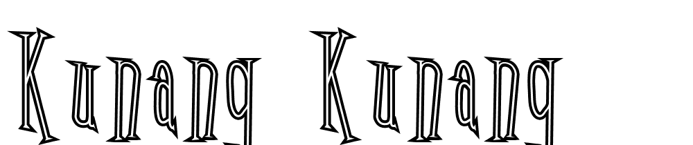 kunang_kunang font family download free