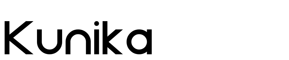 Kunika font family download free