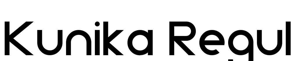 Kunika-Regular font family download free