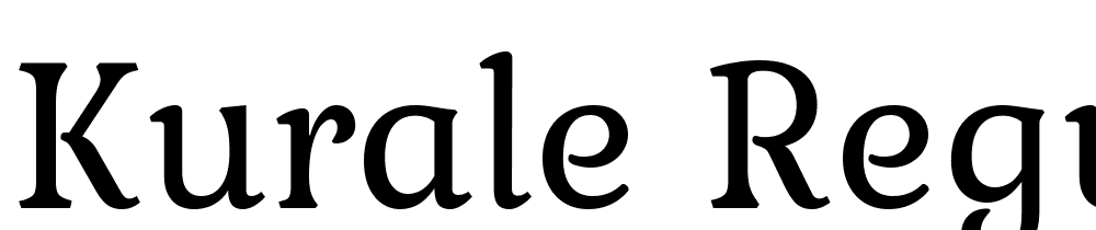 Kurale-Regular font family download free