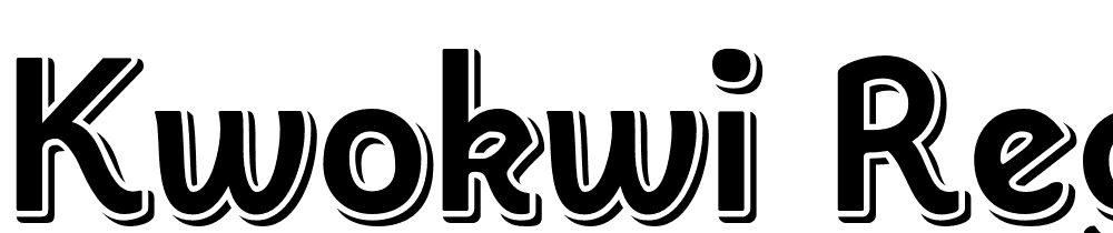 Kwokwi-Regular font family download free