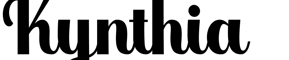 Kynthia font family download free