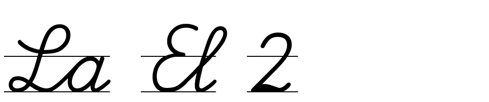 LA-El-2 font family download free