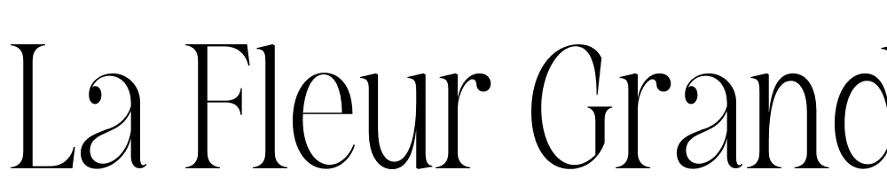 La-Fleur-Grande-Personal-Use-On font family download free