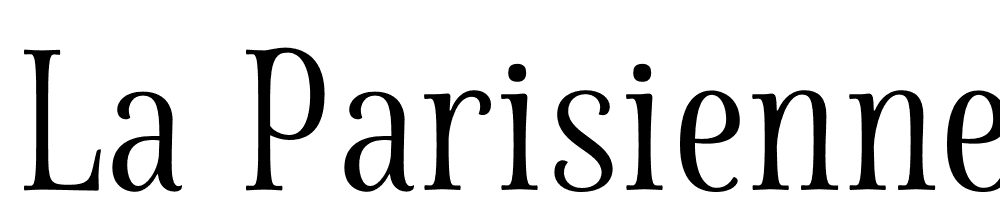 La Parisienne font family download free