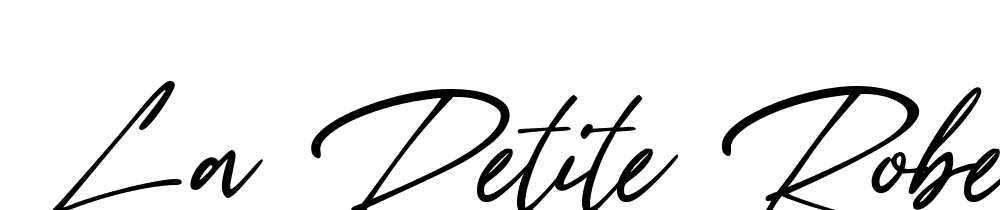 La Petite Robe font family download free