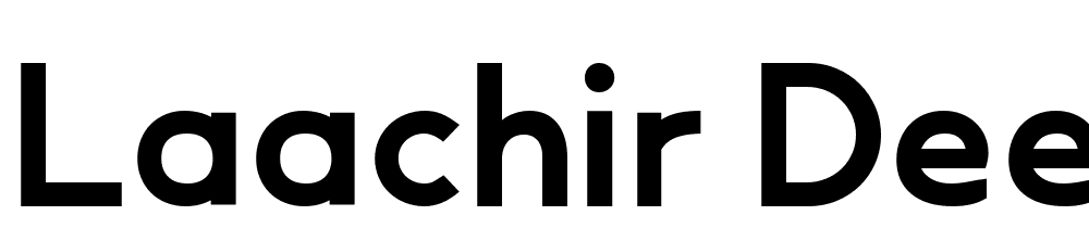 Laachir-Deeper-Bold font family download free