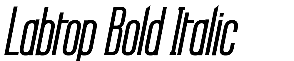 Labtop-Bold-Italic font family download free