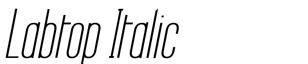 Labtop-Italic font family download free