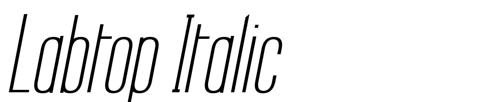 Labtop-Italic font family download free