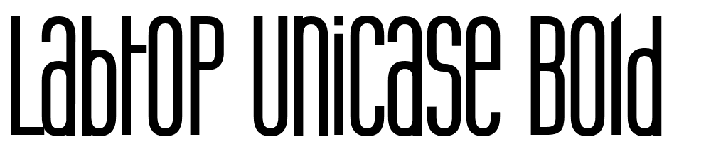 Labtop-Unicase-Bold font family download free