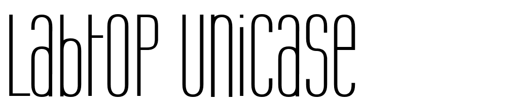 Labtop-Unicase font family download free