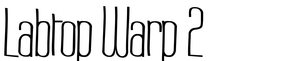 Labtop-Warp-2 font family download free