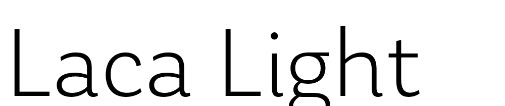 Laca-Light font family download free