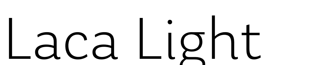 Laca-Light font family download free