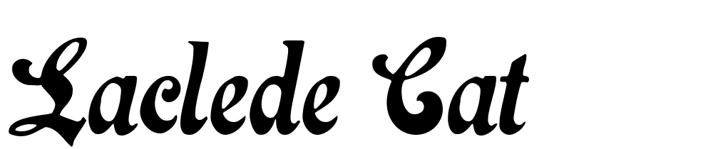 Laclede-CAT font family download free