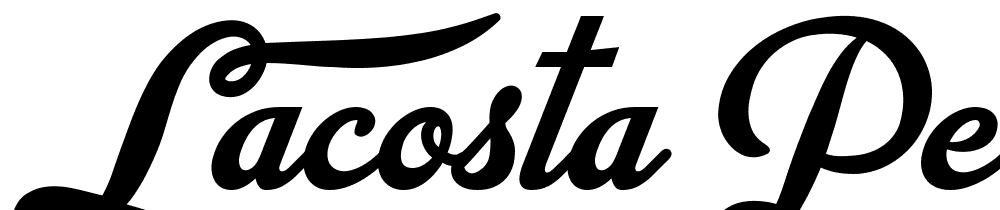 Lacosta-PERSONAL-USE-ONLY font family download free