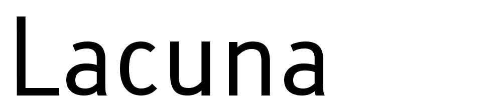 lacuna font family download free