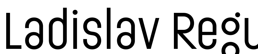 Ladislav-Regular font family download free