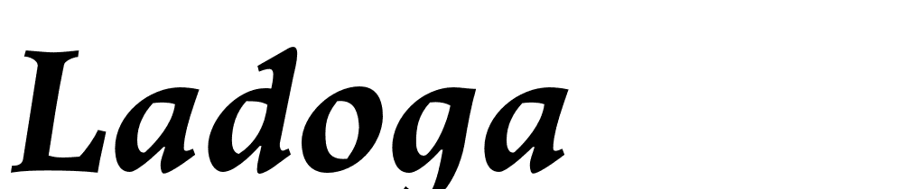 Ladoga font family download free