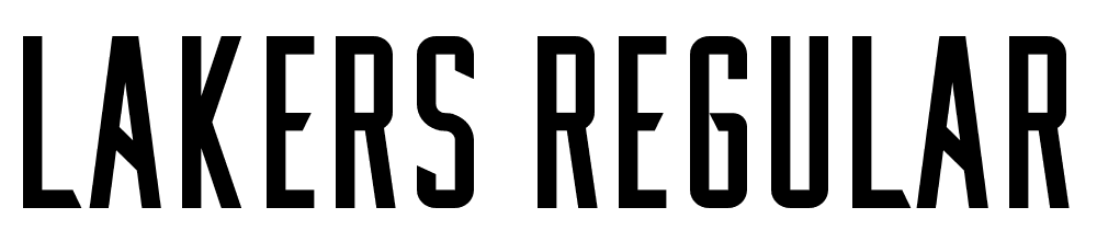 Lakers-Regular font family download free