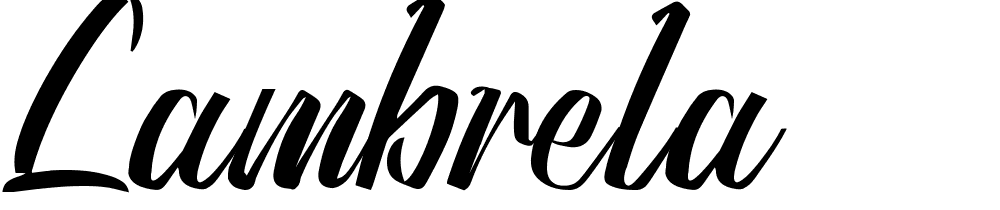 Lambrela font family download free