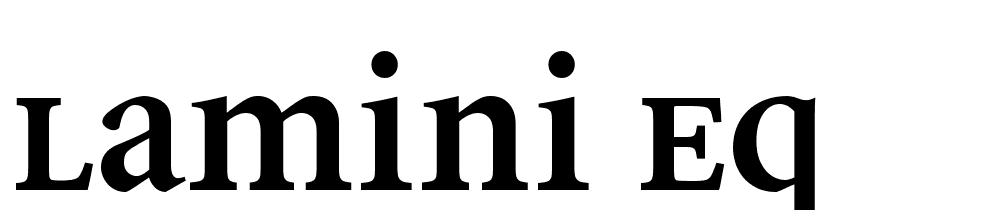 lamini-eq font family download free