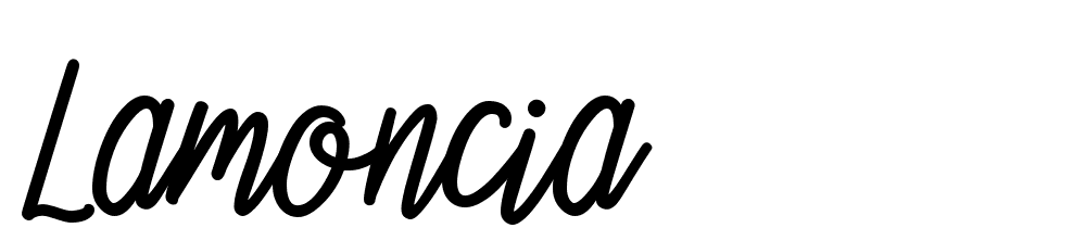 Lamoncia font family download free