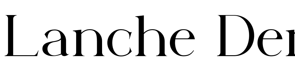 Lanche_Demo font family download free