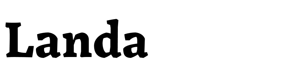 Landa font family download free