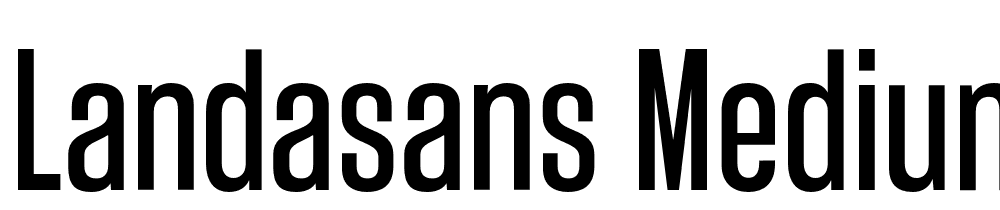 Landasans-Medium font family download free