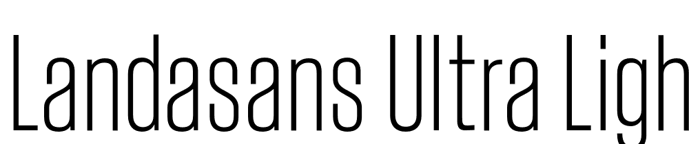 Landasans-Ultra-Light font family download free