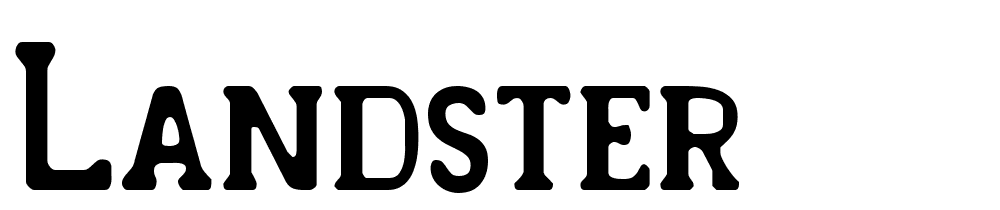 landster font family download free