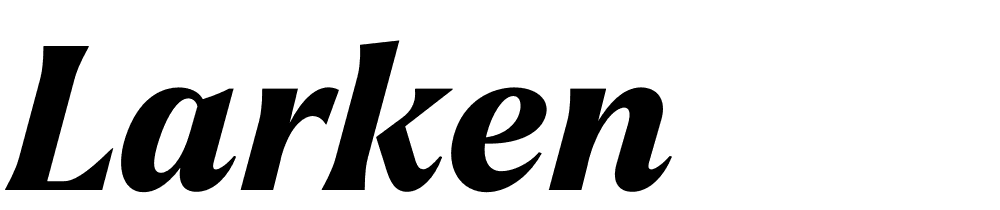 Larken font family download free