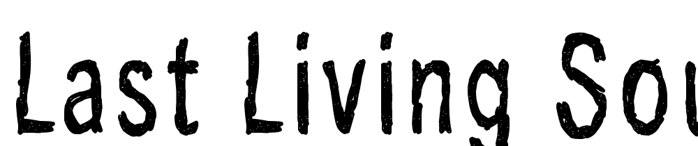 Last-living-souls-Dirty font family download free