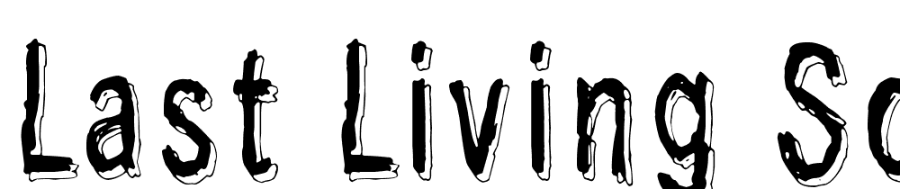 Last-living-souls-Shadow font family download free