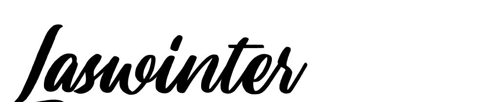 Laswinter font family download free