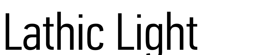 Lathic-Light font family download free