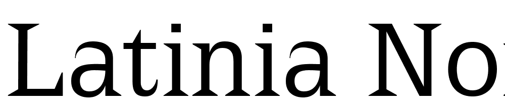 Latinia-Normal font family download free