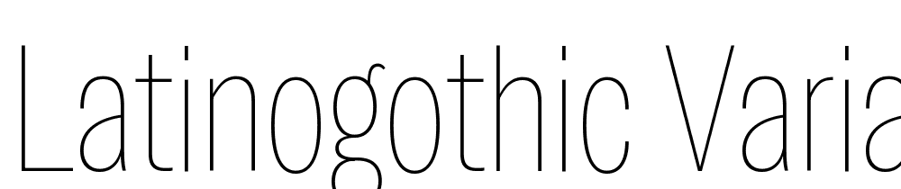 LatinoGothic-Variable-Variable font family download free