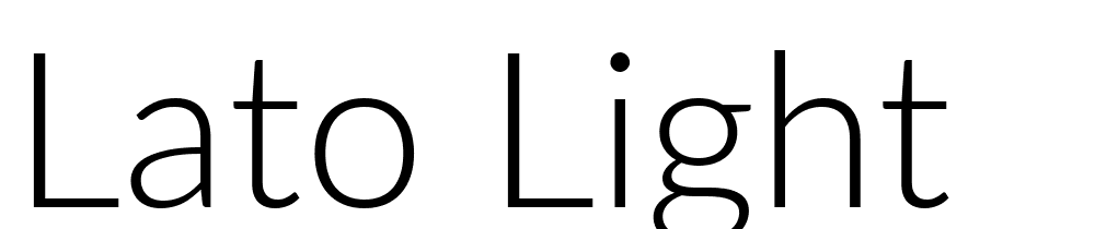 Lato-Light font family download free