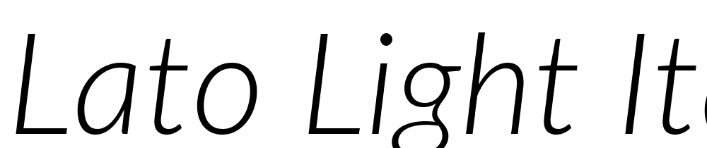Lato-Light-Italic font family download free