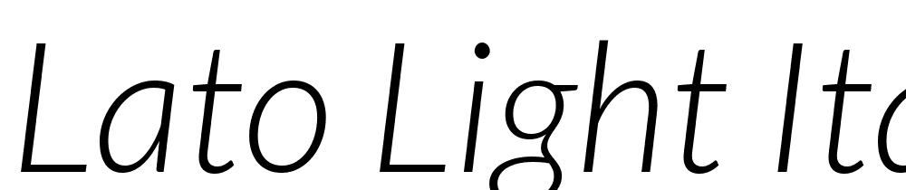 Lato-Light-Italic font family download free