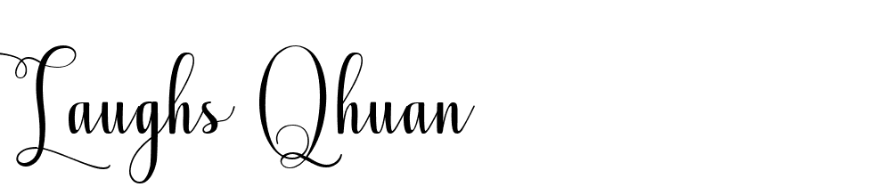 Laughs Qhuan font family download free